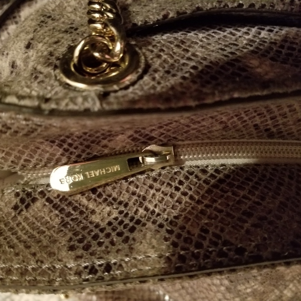 Michael Kors Python Embossed Tote Bag - image 7